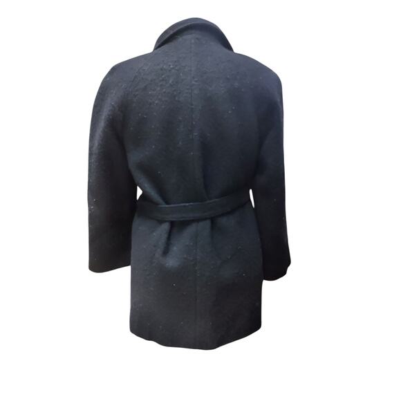 Vintage Black Laine wool and mohair by Versione made in Italy women's jacket - Picture 2 of 3